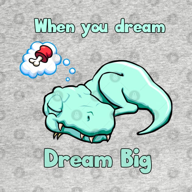 Dream Big Sleeping Baby Dinosaur by Mandra